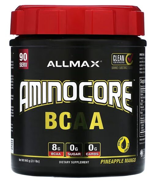 ALLMAX, AMINOCORE BCAA, Pineapple Mango, 2.1 lbs (945 g)