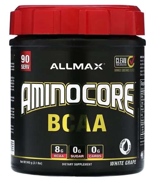 ALLMAX, AMINOCORE BCAA, White Grape, 2.1 lbs (945 g)