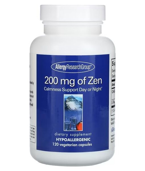 Allergy Research Group, Zen, 200 mg, 120 Vegetarian Capsules