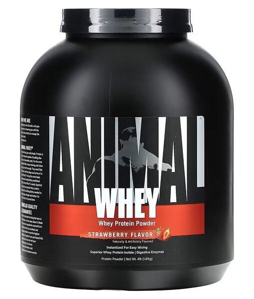 Animal, Whey Protein Powder, Strawberry, 4 lb (1.81 kg)