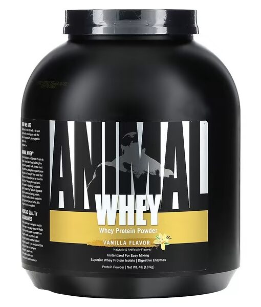 Animal, Whey Protein Powder, Vanilla, 4 lb (1.81 kg)