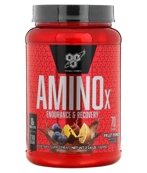 BSN, AminoX, Endurance & Recovery, Fruit Punch, 2.24 lb (1.02 kg)