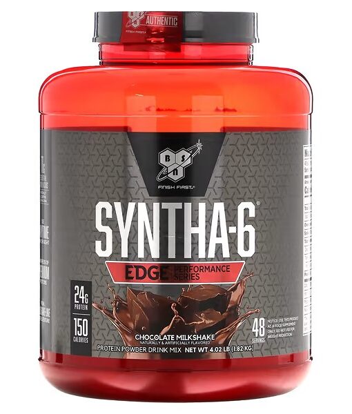 BSN, Syntha-6 Edge, Protein Powder Drink Mix, Chocolate Milkshake, 4.02 lb (1.82 kg)