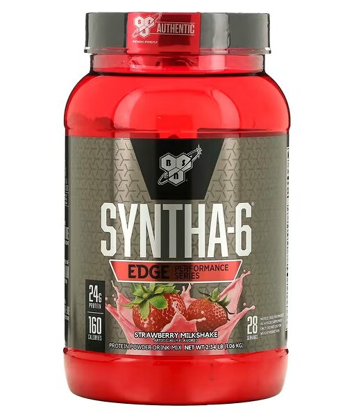 BSN, Syntha-6 Edge, Protein Powder Drink Mix, Strawberry Milkshake, 2.34 lb (1.06 kg)