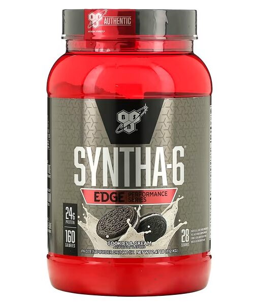 BSN, Syntha-6 Edge, Protein Powder Mix, Cookies & Cream, 2.47 lb (1.12 kg)