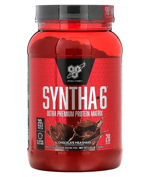 BSN, Syntha-6, Ultra Premium Protein Matrix, Chocolate Milkshake, 2.91 lb (1.32 kg)