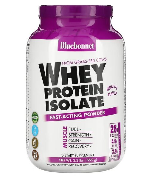 Bluebonnet Nutrition, Whey Protein Isolate, Original, 2.2 lbs (992 g)
