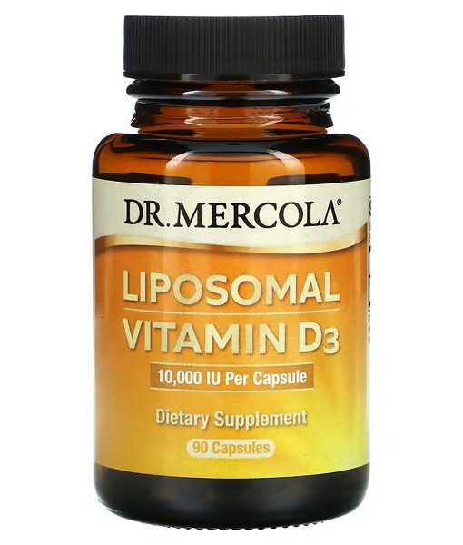 Dr. Mercola, Liposomal Vitamin D3 , 10,000 IU, 90 Capsules