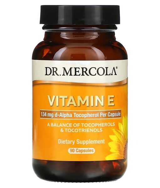 Dr. Mercola, Vitamin E, 90 Capsules