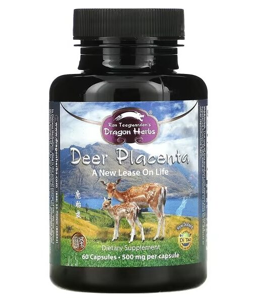 Dragon Herbs ( Ron Teeguarden ), Deer Placenta, 500 mg, 60 Capsules