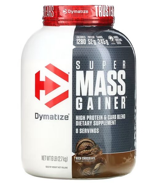 Dymatize, Super Mass Gainer, Rich Chocolate, 6 lb (2.7 kg)