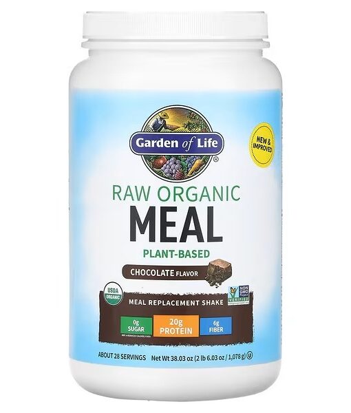 Garden of Life, RAW Organic Meal, Meal Replacement Shake, Chocolate, 38.03 oz (1,078 g)
