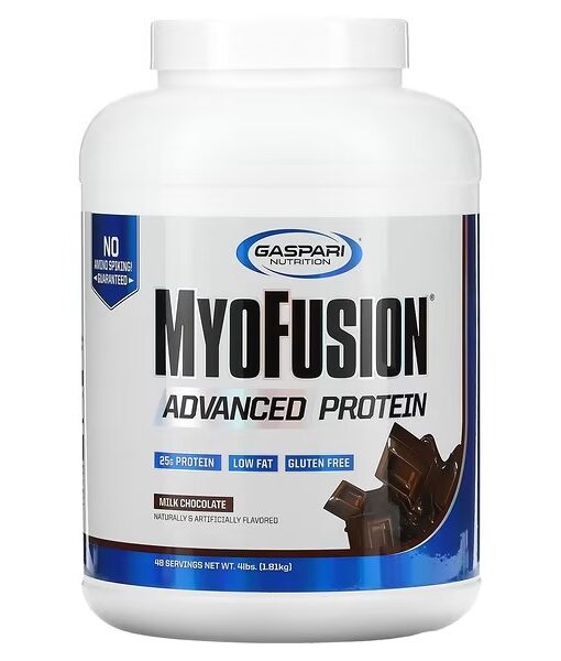 Gaspari Nutrition, MyoFusion, Advanced Protein, Milk Chocolate, 4 lbs (1.81 kg)
