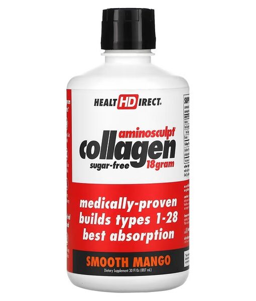 Health Direct, Amino Sculpt Collagen, Smooth Mango, 30 fl oz (887 ml)