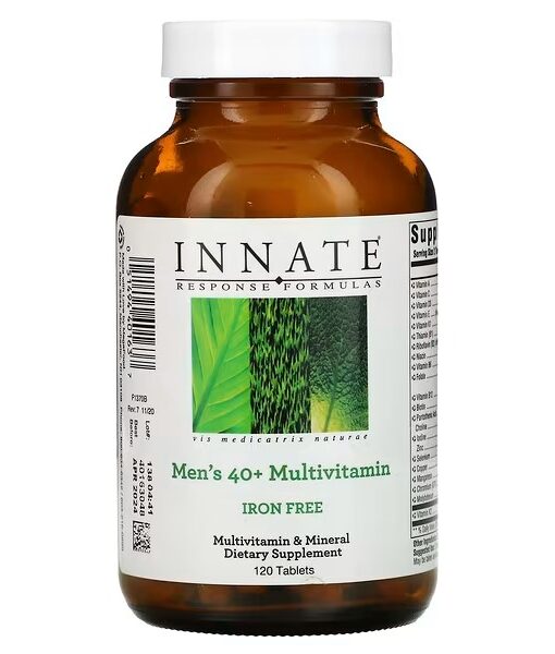 Innate Response Formulas, Men's 40+ Multivitamin, Iron Free, 120 Tablets
