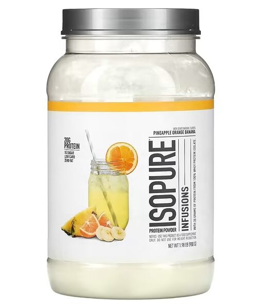 Isopure, Infusions Protein Powder, Pineapple Orange Banana, 1.98 lb (900 g)