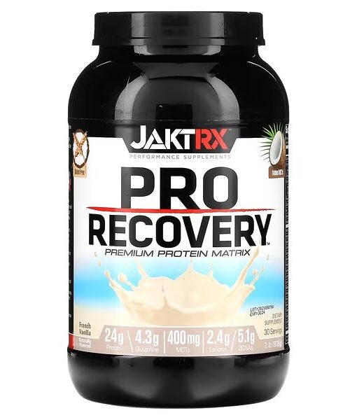 JAKTRX, Pro Recovery, Premium Protein Matrix, French Vanilla, 2 lb (908 g)