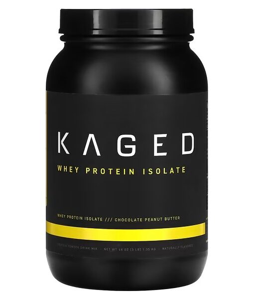 Kaged, Whey Protein Isolate, Chocolate Peanut Butter, 3 lb (1.35 kg)