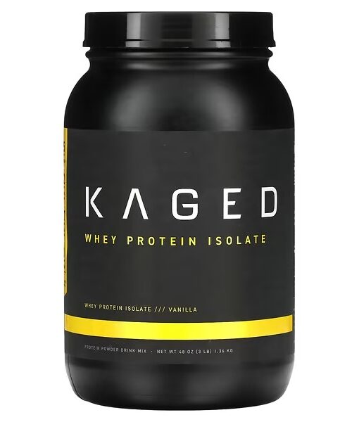 Kaged, Whey Protein Isolate, Vanilla, 3 lb (1.36 kg)