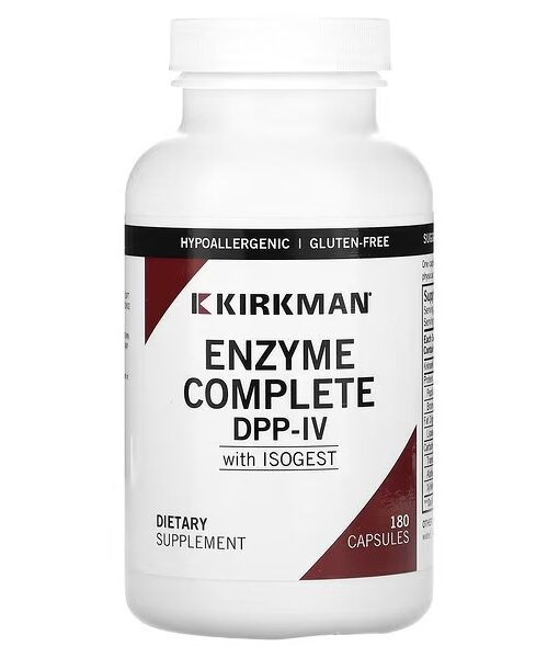 Kirkman Labs, Enzyme Complete DPP-IV With ISOGEST, 180 Capsules