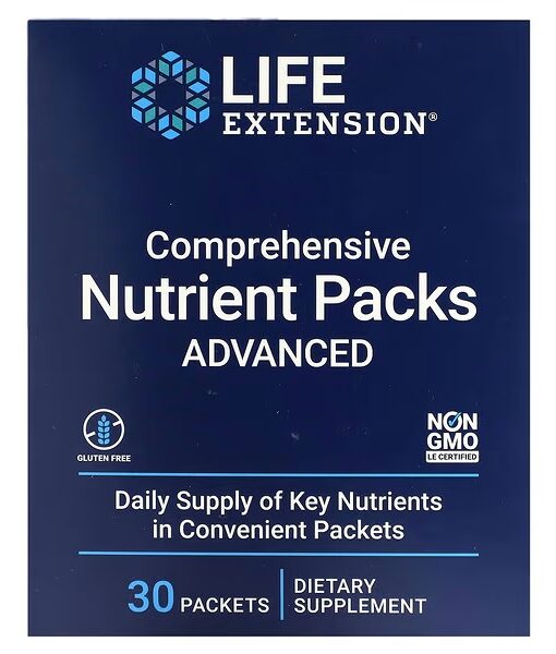 Life Extension, Comprehensive Nutrient Packs Advanced, 30 Packets