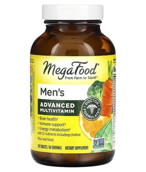 MegaFood, Men's Advanced Multivitamin, 120 Tablets