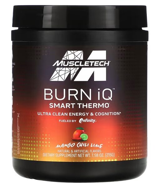 MuscleTech, Burn iQ, Smart Thermo, Mango Chili Lime, 7.58 oz (215 g)