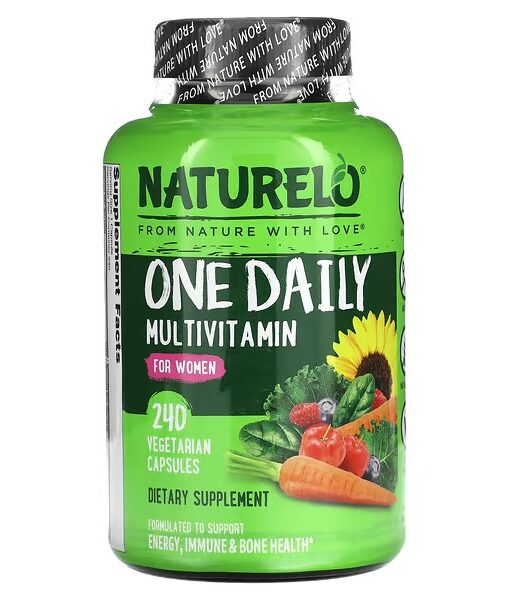 NATURELO, One Daily Multivitamin, For Women, 240 Vegetarian Capsules