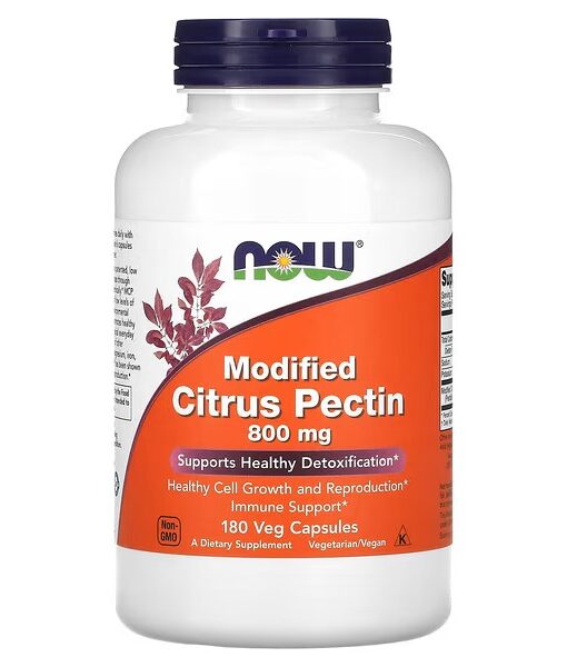 NOW Foods, Modified Citrus Pectin, 800 mg, 180 Veg Capsules