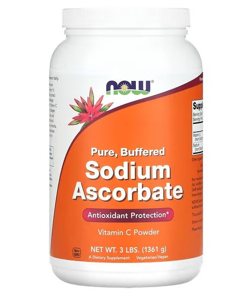 NOW Foods, Sodium Ascorbate Powder, 3 lbs (1361 g)