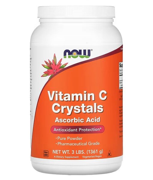 NOW Foods, Vitamin C Crystals, 3 lbs (1361 g)