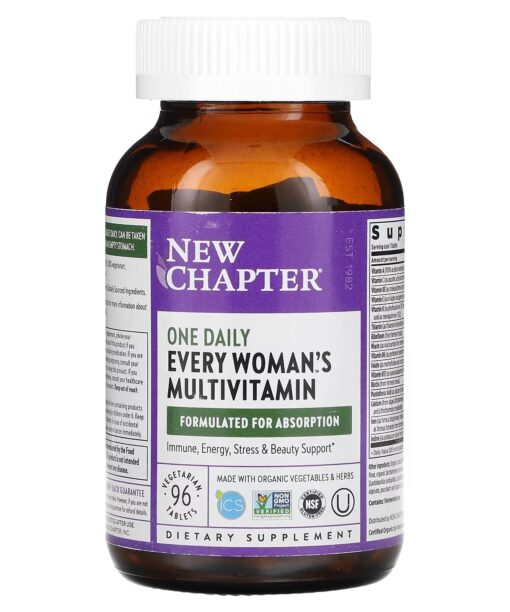 New Chapter, Every Woman's One Daily Multivitamin, 96 Vegetarian Tablets