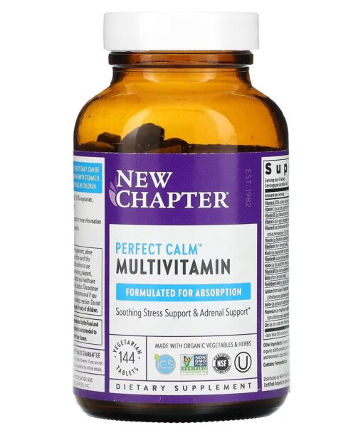New Chapter, Perfect Calm Multivitamin, 144 Vegetarian Tablets