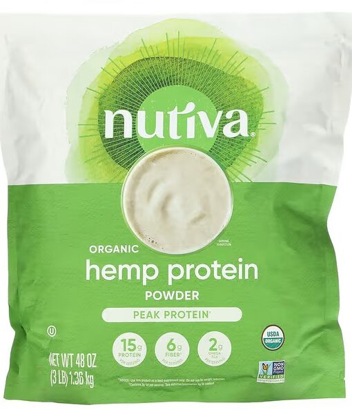 Nutiva, Organic Hemp Protein Powder, 3 lb (1.36 kg)
