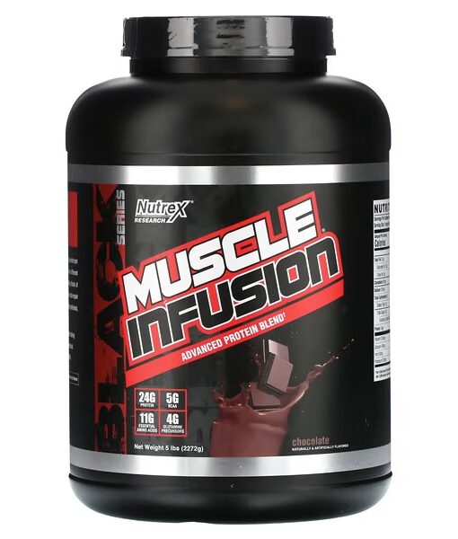 Nutrex Research, Black Series, Muscle Infusion, Chocolate, 5 lbs (2,272 g)