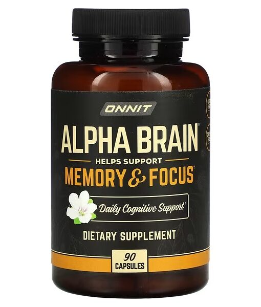 Onnit, Alpha Brain, 90 Capsules
