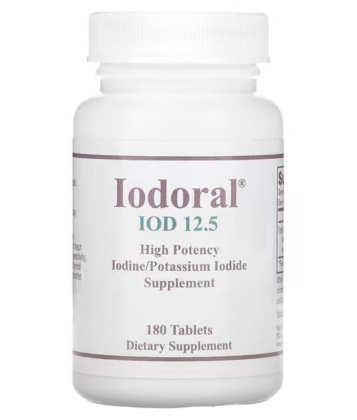 Optimox Corporation, Iodoral, IOD 12.5, 180 Tablets