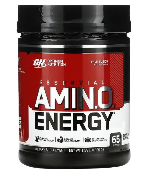 Optimum Nutrition, ESSENTIAL AMIN.O. ENERGY, Fruit Fusion, 1.29 lb (585 g)