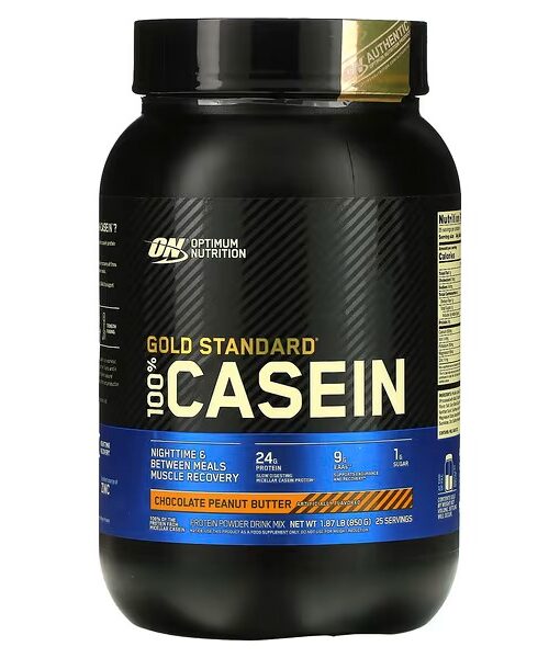 Optimum Nutrition, Gold Standard 100% Casein, Chocolate Peanut Butter, 1.87 lb (850 g)