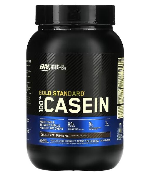 Optimum Nutrition, Gold Standard 100% Casein, Chocolate Supreme, 1.87 lb (850 g)