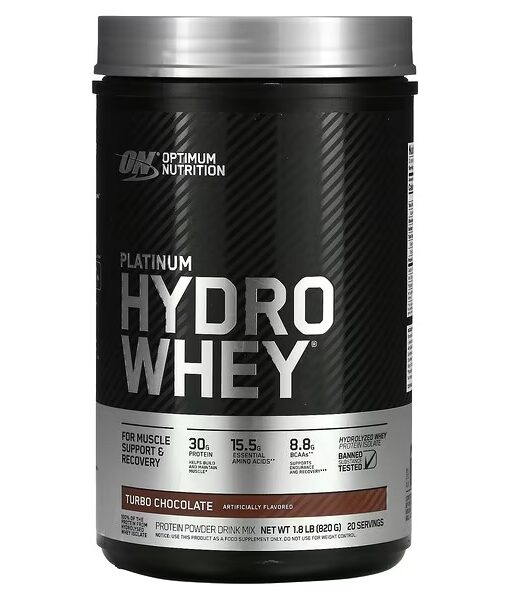 Optimum Nutrition, Platinum Hydro Whey, Turbo Chocolate, 1.8 lb (820 g)