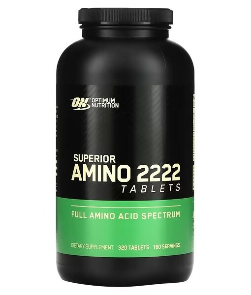 Optimum Nutrition, Superior Amino 2222, 320 Tablets