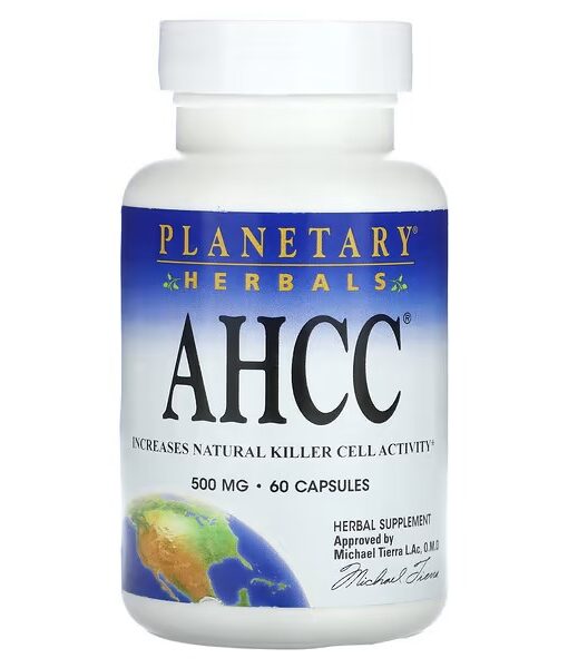 Planetary Herbals, AHCC , 250 mg, 60 Capsules