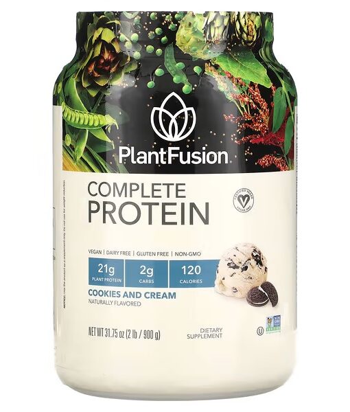 PlantFusion, Complete Protein, Cookies and Cream, 2 lb (900 g)