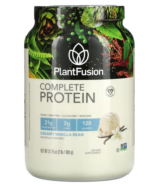 PlantFusion, Complete Protein, Creamy Vanilla Bean, 2 lb (900 g)