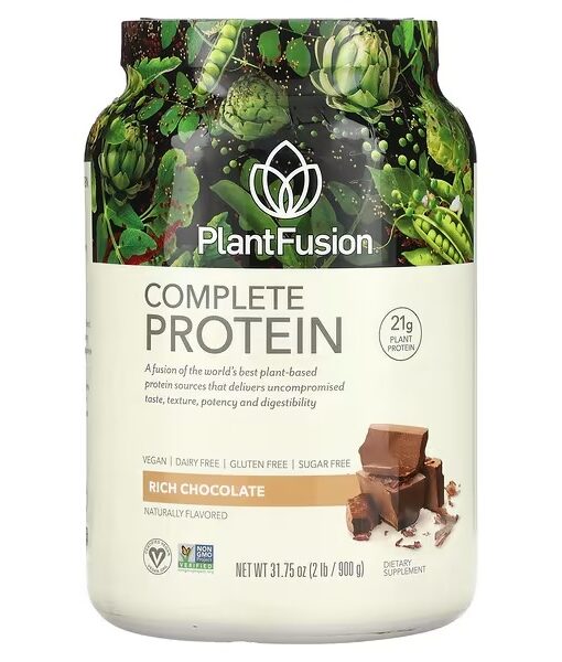 PlantFusion, Complete Protein, Rich Chocolate, 2 lb (900 g)