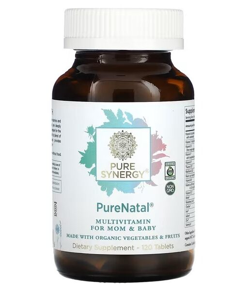 Pure Synergy, PureNatal, Multivitamin For Mom & Baby, 120 Tablets