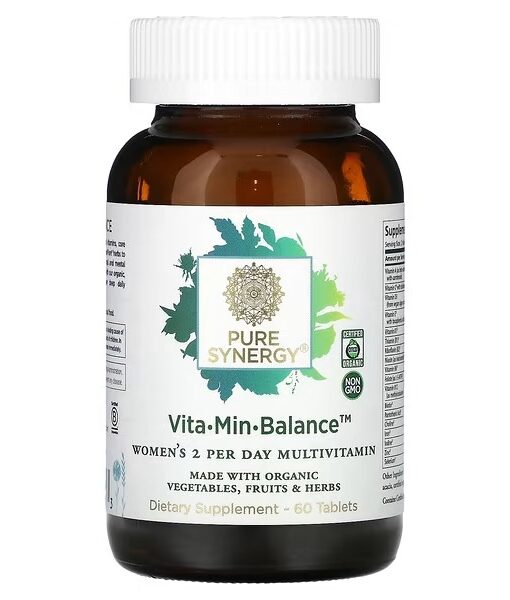 Pure Synergy, Women's Vita-Min-Balance, 60 Tablets