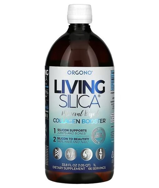 Silicium Laboratories LLC, Orgono Living Silica, Collagen Booster, 33.8 fl oz (1 L)