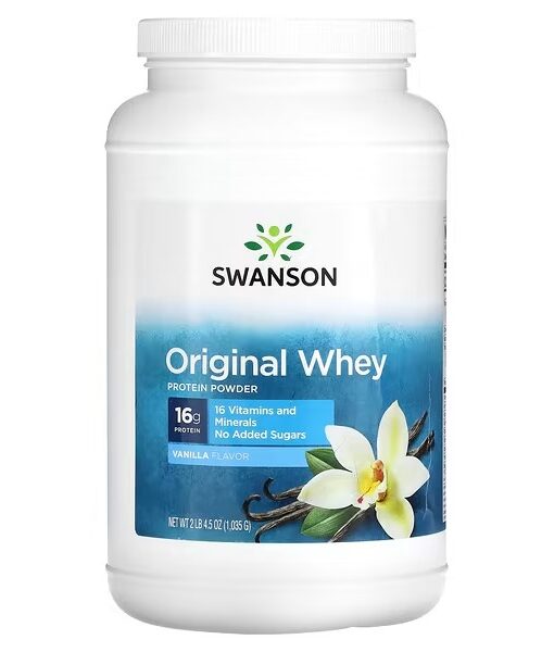 Swanson, Original Whey Protein Powder, Vanilla, 2 lb 4.5 oz (1,035 g)
